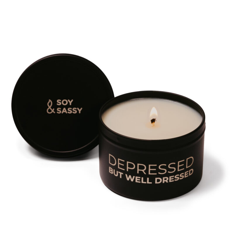 Depressed, but well dressed